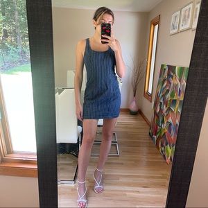 Nordstrom Lush Jean Mini Dress